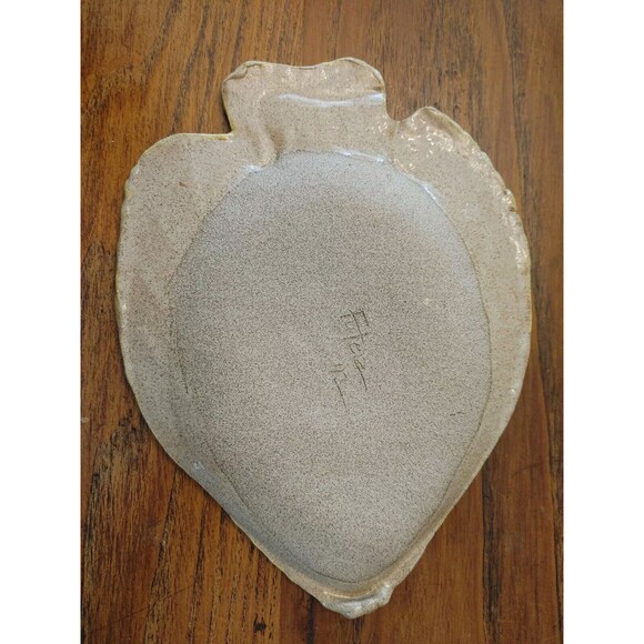 Artist Signed "FISHLIPS" Ceramic Tray 12x8 In - Picture 6 of 8